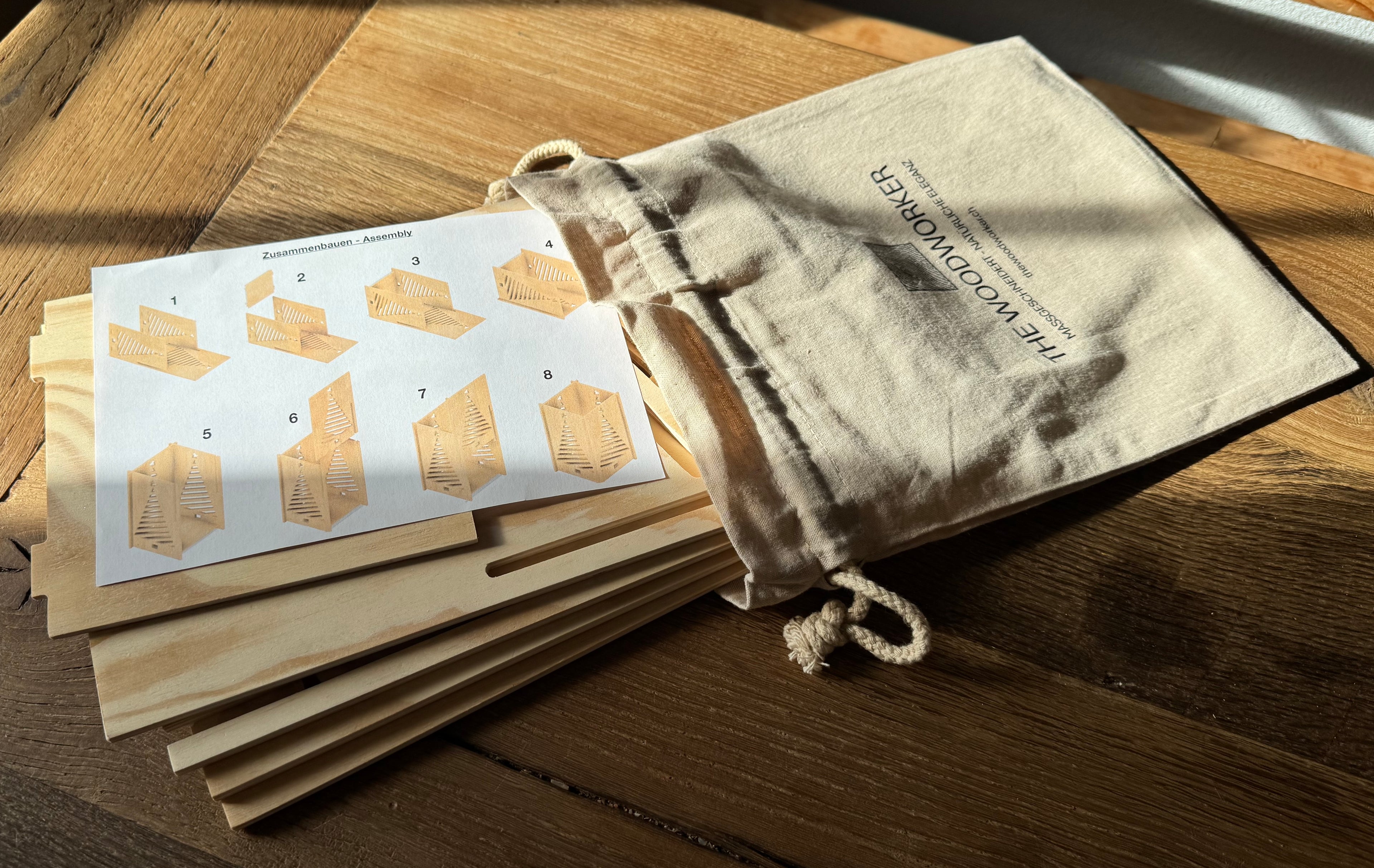 Gross Weihnachtsbaum-Lichterkasten