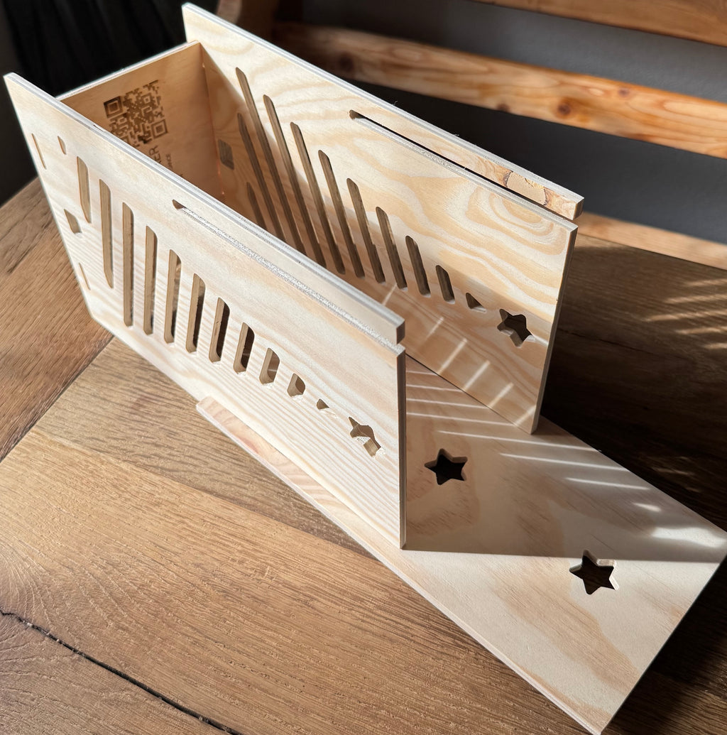 Klein Weihnachtsbaum-Lichterkasten