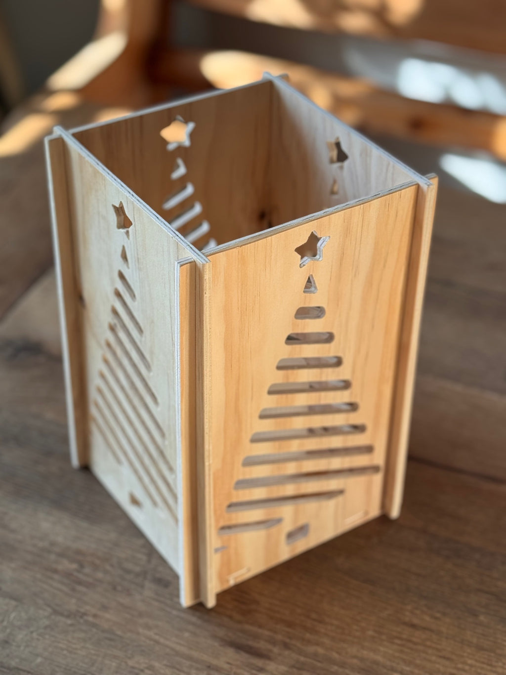 Gross Weihnachtsbaum-Lichterkasten